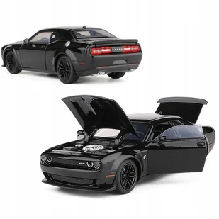 Model Dodge Challenger 1:32 Metalowy Światła Led, Dźwięk, Napęd, Baterie - Zabawki zdalnie sterowane - miniaturka - grafika 1