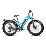 Rowery elektryczne - Rower elektryczny JOBOBIKE ROBIN ST Turquoise one-size - miniaturka - grafika 1