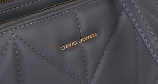 Elegancka, pikowana torebka damska ze skóry ekologicznej - David Jones - Torebki damskie - miniaturka - grafika 4