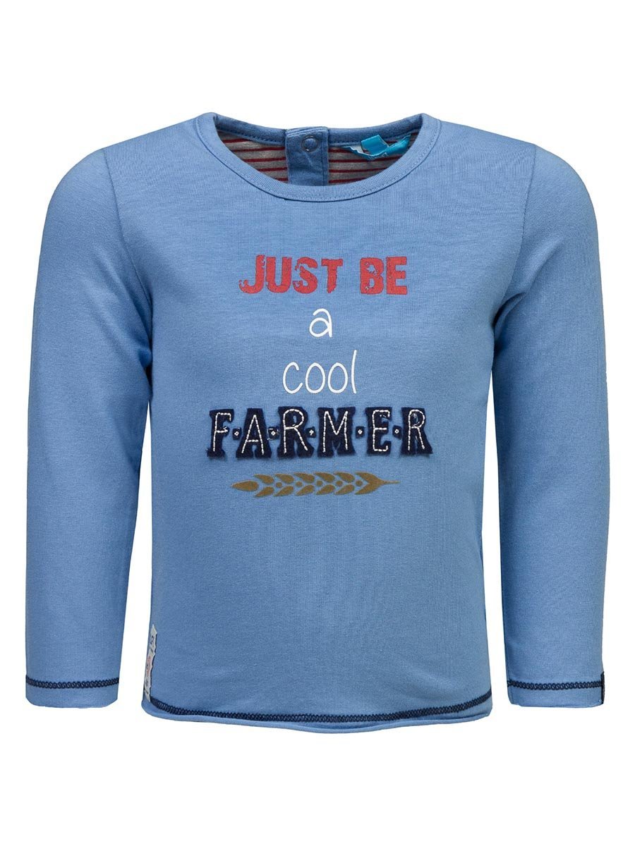 Chłopięca bluzka z długim rękawem niebieska Lief r.92