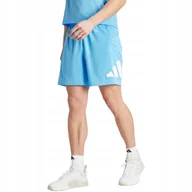 Spodenki męskie - Spodenki męskie adidas Train Essentials Logo Training jasnoniebieskie - miniaturka - grafika 1
