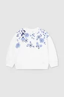 Swetry dla dziewczynek - Mayoral sweter dziecięcy kolor biały lekki - miniaturka - grafika 1