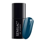 Lakiery hybrydowe - Semilac SEMILAC 406 Blue Tea UV LED Lakier Hybrydowy 7ml 5902751439199 - miniaturka - grafika 1