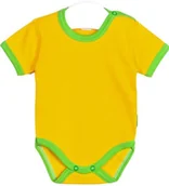 Body dla niemowląt - BODY NIEMOWLĘCE KRÓTKI RĘKAW RĘKAWEK ROZM. 56 Pampicio - miniaturka - grafika 1