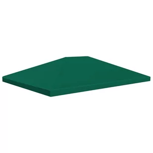 vidaXL Zadaszenie altany ogrodowej, 310 g/m, 4 x 3 m, zielone - Pawilony ogrodowe - miniaturka - grafika 6