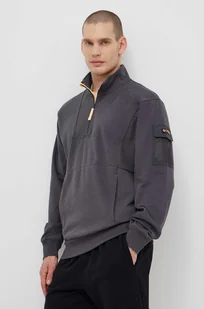 Columbia bluza Painted Peak męska kolor szary gładka 2074521 - Bluzy męskie - miniaturka - grafika 1