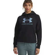 Bluzy damskie - Bluza damska Rival Fleece Shimmer Hoody Under Armour - miniaturka - grafika 1