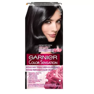 Garnier Color Sensation 1.0 Głęboka onyksowa czerń - Farby do włosów i szampony koloryzujące - miniaturka - grafika 1