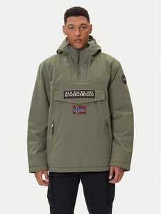 Napapijri Kurtka anorak Rainforest Pocket 2 NP0A4GMD Zielony Regular Fit - Kurtki męskie - miniaturka - grafika 1