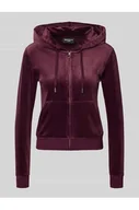 Bluzy damskie - Bluza rozpinana z wyhaftowanym logo model ROBERTSON - Juicy Couture - miniaturka - grafika 1