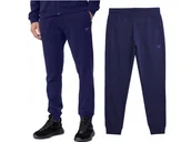 Spodnie damskie - Dresowe długie spodnie męskie 4F 4FWSS24TTROM603-31 Granatowy - miniaturka - grafika 1