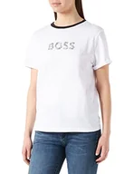 Koszulki i topy damskie - BOSS T-shirt damski, White100, M - miniaturka - grafika 1