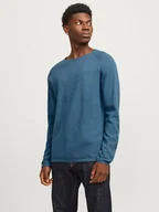Swetry męskie - Jack & Jones Sweter w kolorze niebieskim - miniaturka - grafika 1