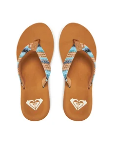 Roxy Japonki ARJL101167 Niebieski - Klapki i japonki damskie - miniaturka - grafika 1