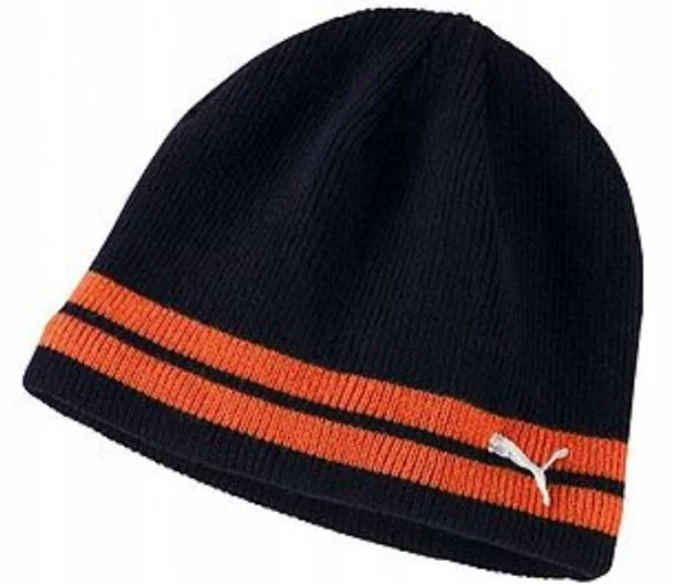 PUMA CZAPKA REVERSIBLE BEANIE NAVY/ORANGE