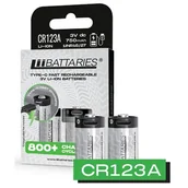 Akumulatory do aparatów dedykowane - Akumulatorki CR123A 750 mAh LIIBATTARIES LIB510811 (2 szt.) - miniaturka - grafika 1