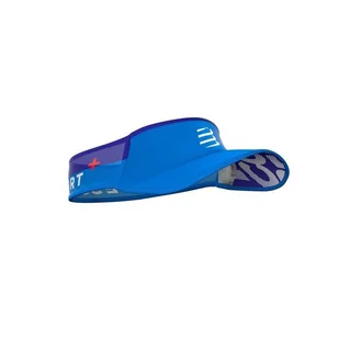 COMPRESSPORT Daszek biegowy ULTRALIGHT VISOR V2 niebieski - Czapki i chusty sportowe damskie - miniaturka - grafika 2