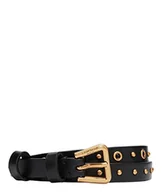 Moda i Uroda OUTLET - Liebeskind GmbH Damskie Studs Gold Belt S, Black-999 - miniaturka - grafika 1