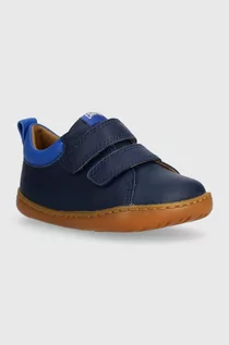 Buty dla chłopców - Camper półbuty skórzane dziecięce kolor niebieski - grafika 1