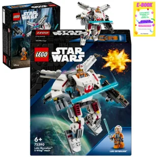 LEGO STAR WARS Mech X-Wing Luke’a Skywalkera KLOCKI PREZENT 75390 + EBOOK - Klocki - miniaturka - grafika 1