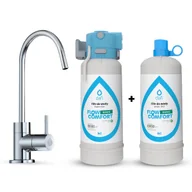 Uzdatniacze wody - Dafi FLOW COMFORT 2x Filtr Basic (DC10) + kran ALTO chrom - miniaturka - grafika 1