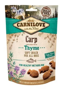 Carnilove Carnilove Semi-Moist Snack Carp & Thyme 200g 8595602527335 - Przysmaki dla psów - miniaturka - grafika 1