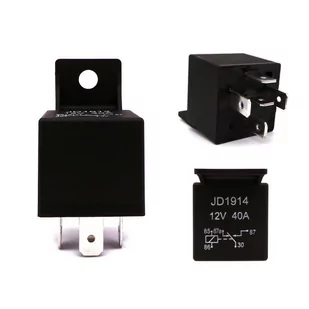 Przekaźnik Uniwersalny 5 Pin 12V 40A Motoledy - Akcesoria do układu elektrycznego - miniaturka - grafika 1