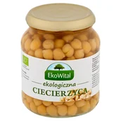 Warzywa w marynacie - EKOWITAL CIECIERZYCA W ZALEWIE BIO 350g / 215g - EKOWITAL 5908249970571 - miniaturka - grafika 1