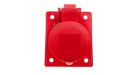 Osprzęt siłowy - PCE Gniazdo siłowe tablicowe skośne IP44 16A 400V 3P+Z 70x85mm 414-6 - miniaturka - grafika 1