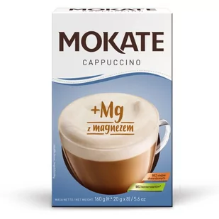 Mokate Kawa Cappucino z magnezem 20g * 8 szt SMOC.4140 - Cappuccino i kawy smakowe - miniaturka - grafika 1