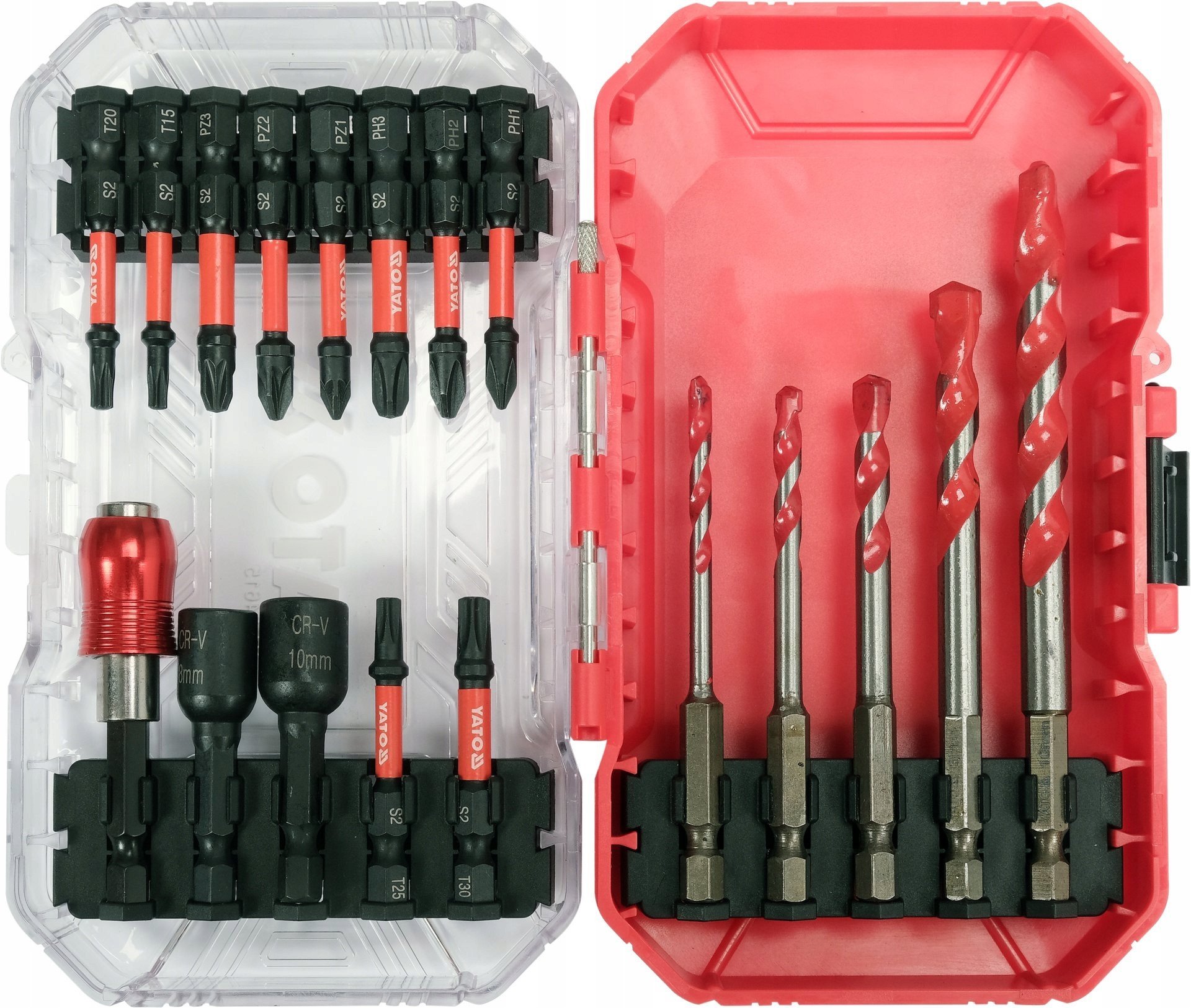 YATO ZESTAW KOŃCÓWEK UDAROWYCH ŚRUBOKRĘTOWYCH 18szt.