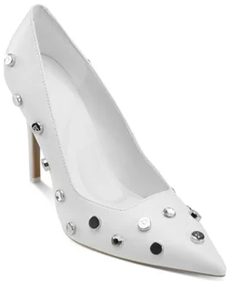 DKNY Damskie szpilki Mickel Studs HIGH Heels, białe, 37,5 EU, biały, 37.5 EU - Czółenka - miniaturka - grafika 1