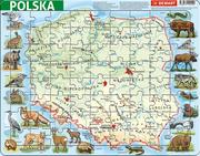 Puzzle - Demart Puzzle ramkowe Polska fizyczna - miniaturka - grafika 1