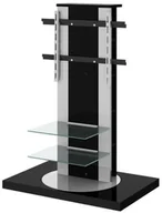 Szafki RTV - Nowoczesna szafka RTV czarny połysk W2-D88 - miniaturka - grafika 1