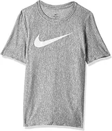 Koszulki i topy damskie - Nike chłopięcy B NK CORE SS PERF TOP HTHR T-Shirt, dymny szary / (biały), L - miniaturka - grafika 1