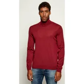 Swetry męskie - BOSS BLACK Wełniany golf Musso-P | Slim Fit - miniaturka - grafika 1