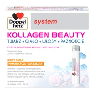 Włosy, skóra, paznokcie - Doppelherz System Kollagen Beauty, smak pomarańcza i marakuja, 25 ml x 30 ampułek - miniaturka - grafika 1