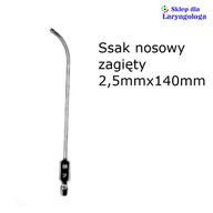 Akcesoria medyczne - Ssak nosowy zagięty 2 08-122 Metech - miniaturka - grafika 1