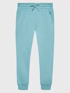 Spodnie i spodenki dla dziewczynek - United Colors Of Benetton Spodnie dresowe 35TMCF022 Niebieski Regular Fit - miniaturka - grafika 1