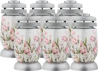Lampiony i znicze - Znicz szklany BOLSIUS 3S Magnolia 36H 6szt. - miniaturka - grafika 1