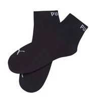 Skarpetki damskie - Skarpety dziecięce Puma QUARTER 3-PACK czarne 90737502-35-38 - miniaturka - grafika 1
