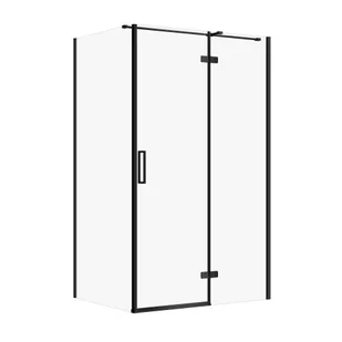 Kabina prysznicowa Cersanit Jota 120x90x195 prostokątna czarny transparentne S160-027 - Kabiny prysznicowe - miniaturka - grafika 1
