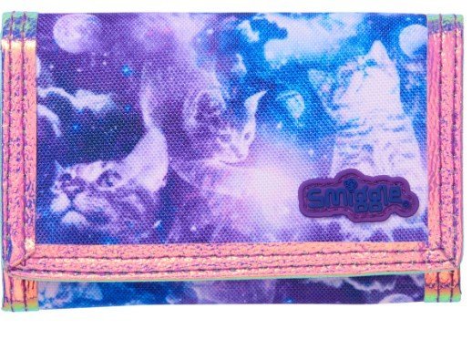 Smiggle- portfel śniące kotki