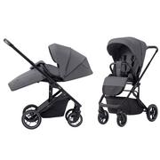 Wózki dziecięce - CARRELLO Alfa 2023 2w1 CRL-5508 Graphite Grey - miniaturka - grafika 1