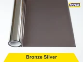 Akcesoria do okien - Brązowa Folia okienna przeciwsłoneczna wewnętrzna Silver - miniaturka - grafika 1