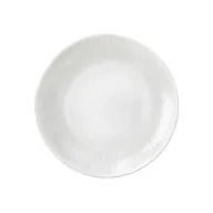 Talerze - Talerz deserowy Coconut 21 cm biały Borm - miniaturka - grafika 1