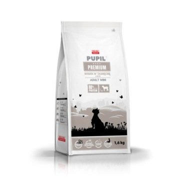 Karma sucha dla psa PUPIL FOODS Premium Adult Mini, bogata w jagnięcinę i ryż, 1,6 kg