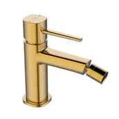 Baterie bidetowe - Bateria bidetowa Laveo Pola złoty szczotkowany BAP_G32B - miniaturka - grafika 1