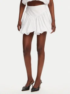 BARDOT Spódnica mini Lissett Poplin 59796SB Biały Regular Fit - Spódnice - miniaturka - grafika 1