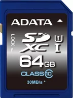Karty pamięci - ADATA SDXC Class 10 64GB (ASDX64GUICL10-R) - miniaturka - grafika 1